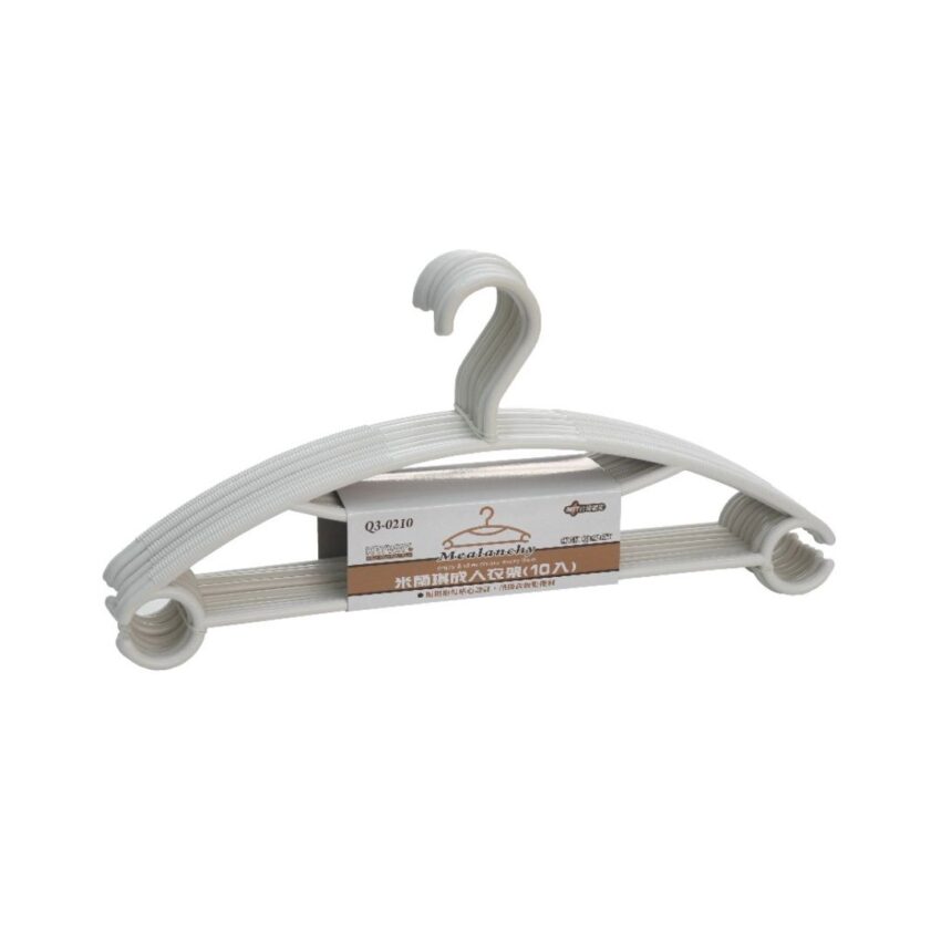 Essential Plastic Hangers 40x20cm - 5/pack