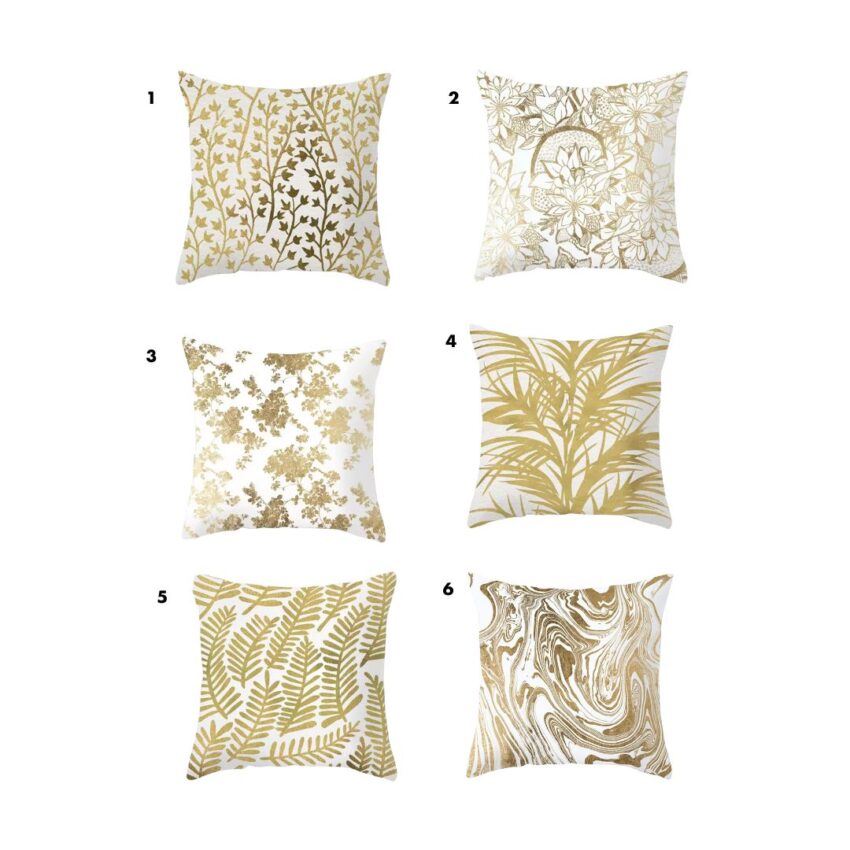 Gilded Glow Cushion Cover - 45x45cm