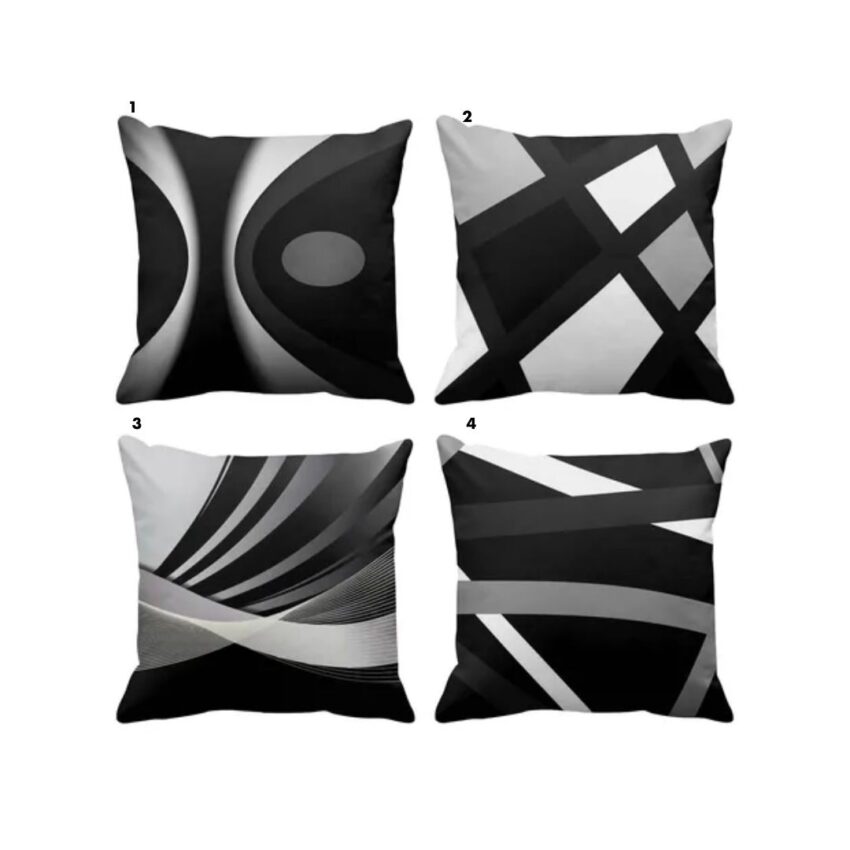 Monochrome Cushion Cover - 45x45cm