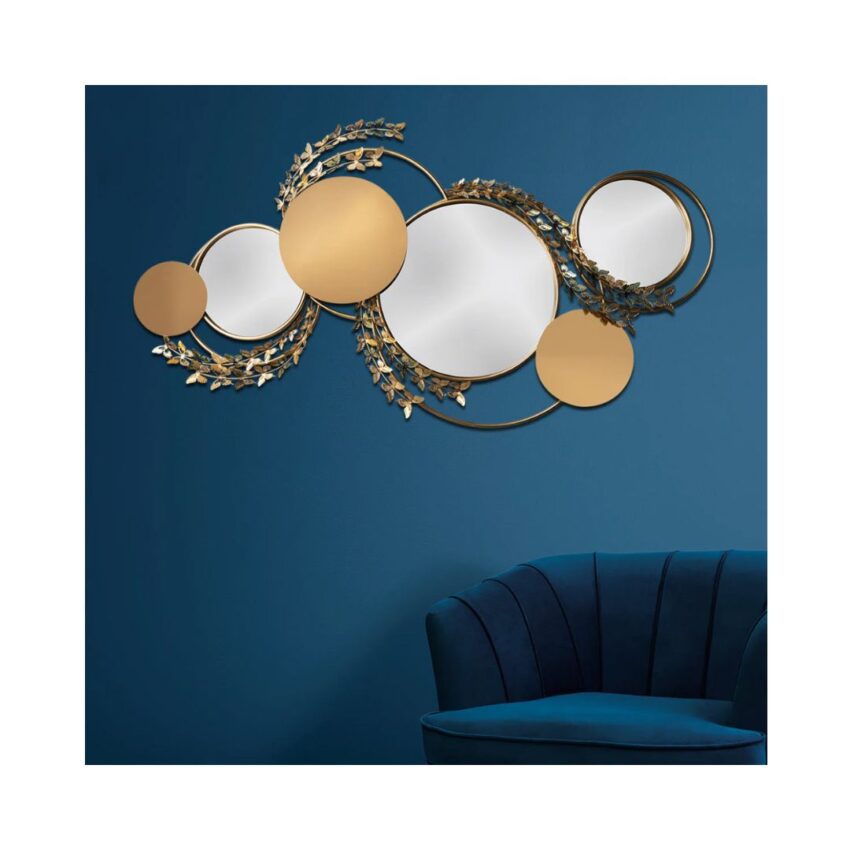 Bloom Spell Mirror Metal Wall Décor - 151 x 71 cm