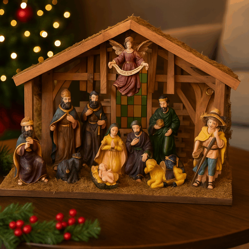 Crèche Nativity Scene Set