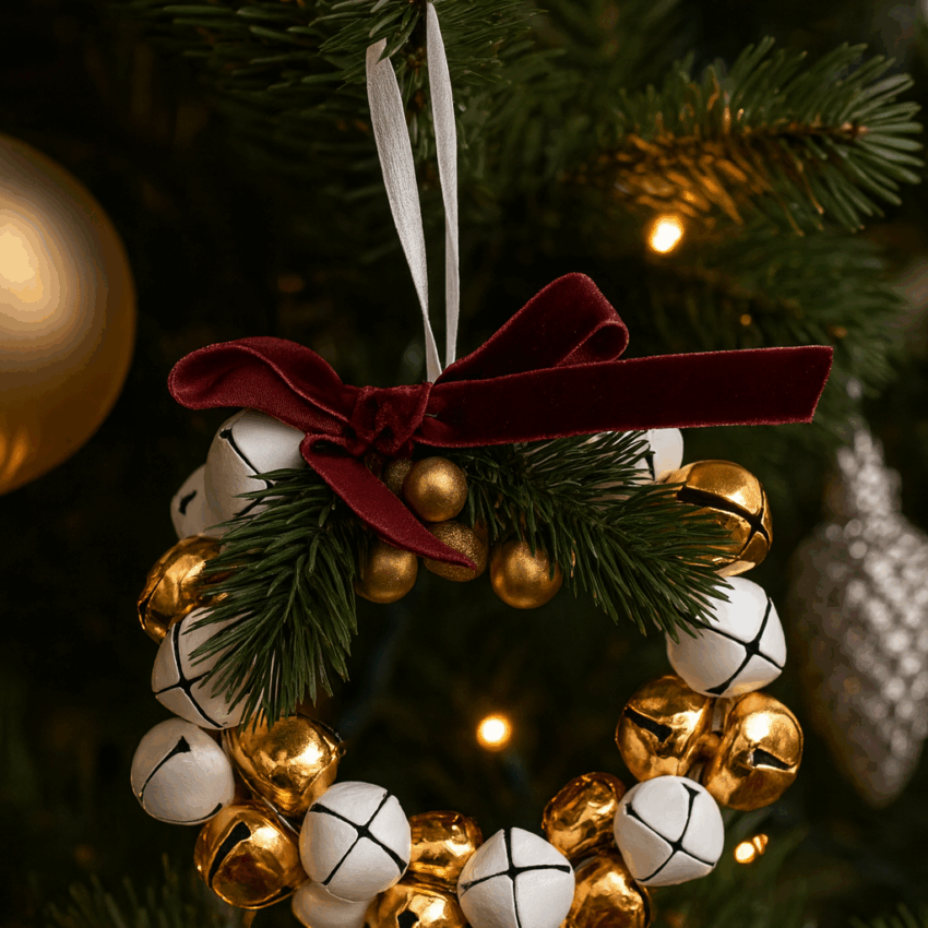 Tidings 11cm Hanging Ornament - Gold