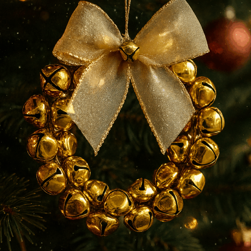 Yuletide 12cm Hanging Ornament - Gold