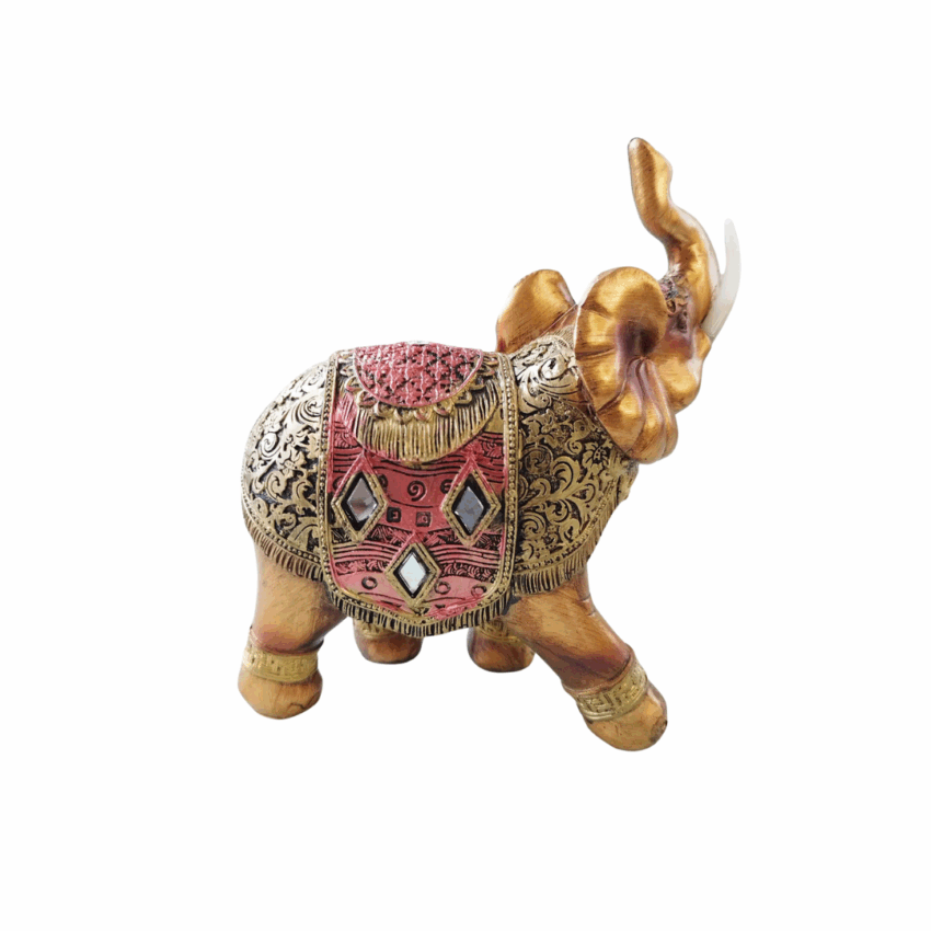 Imperial Resin Elephant - 14x6x16.5cm