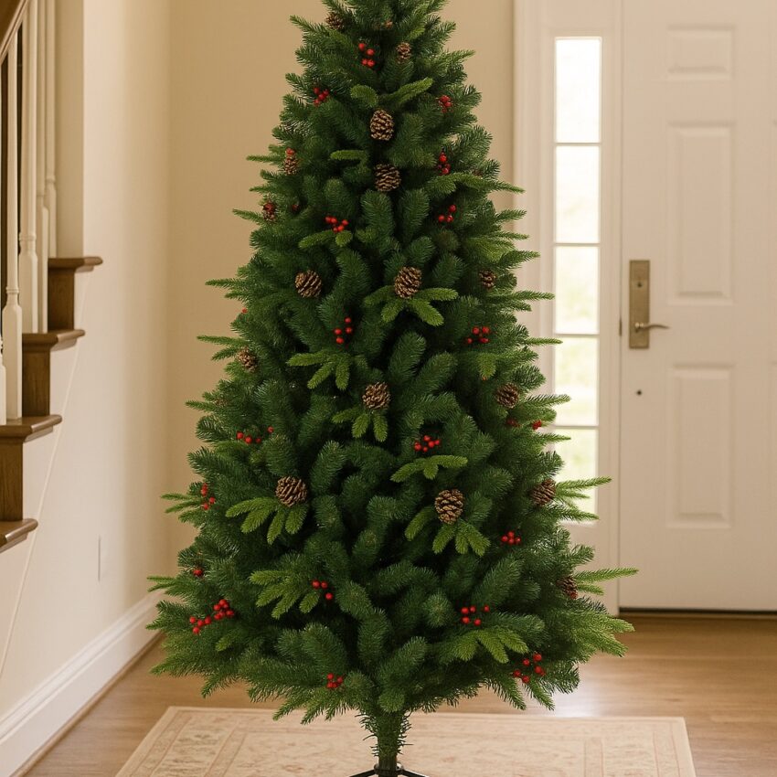 DECORATED BERRIES XMAS TREE