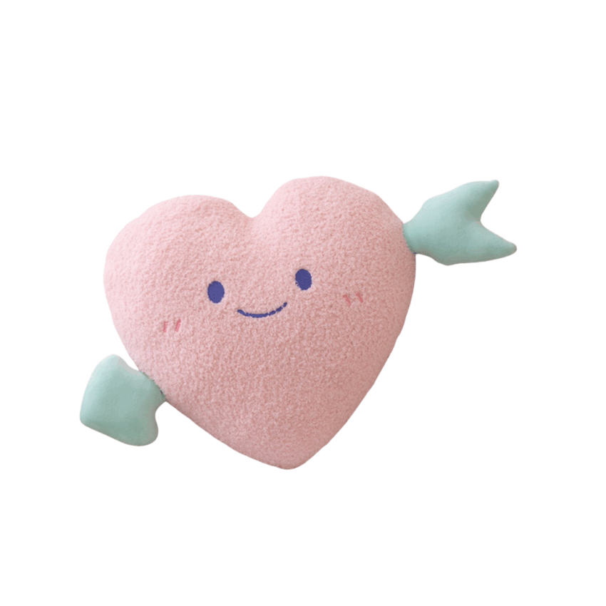 cupid heart plushie