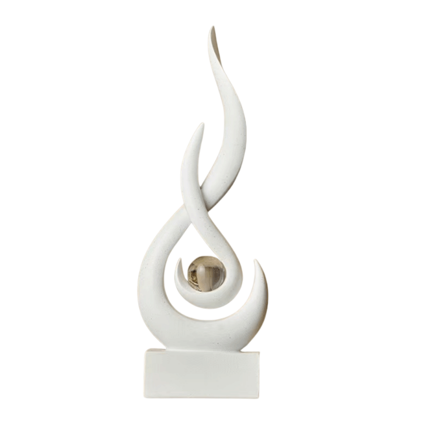 zen flame sculpture