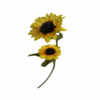 Artificial 110cm Sunflower Stem