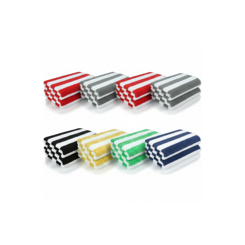 TOWEL STRIPED 75x150cm