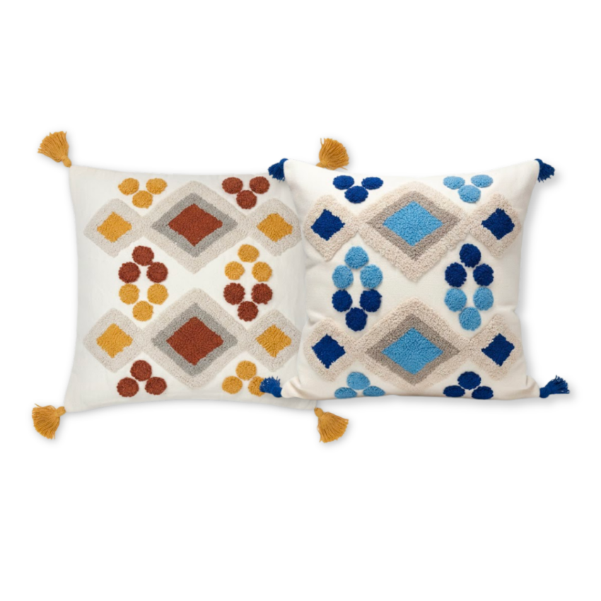 Boho Mosaic 18x18" Cushion Cover