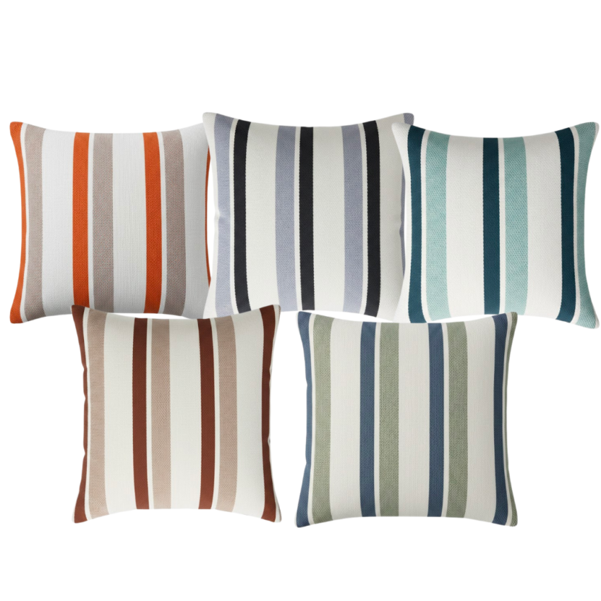 Essential Strip 18x18" Cushion Cover