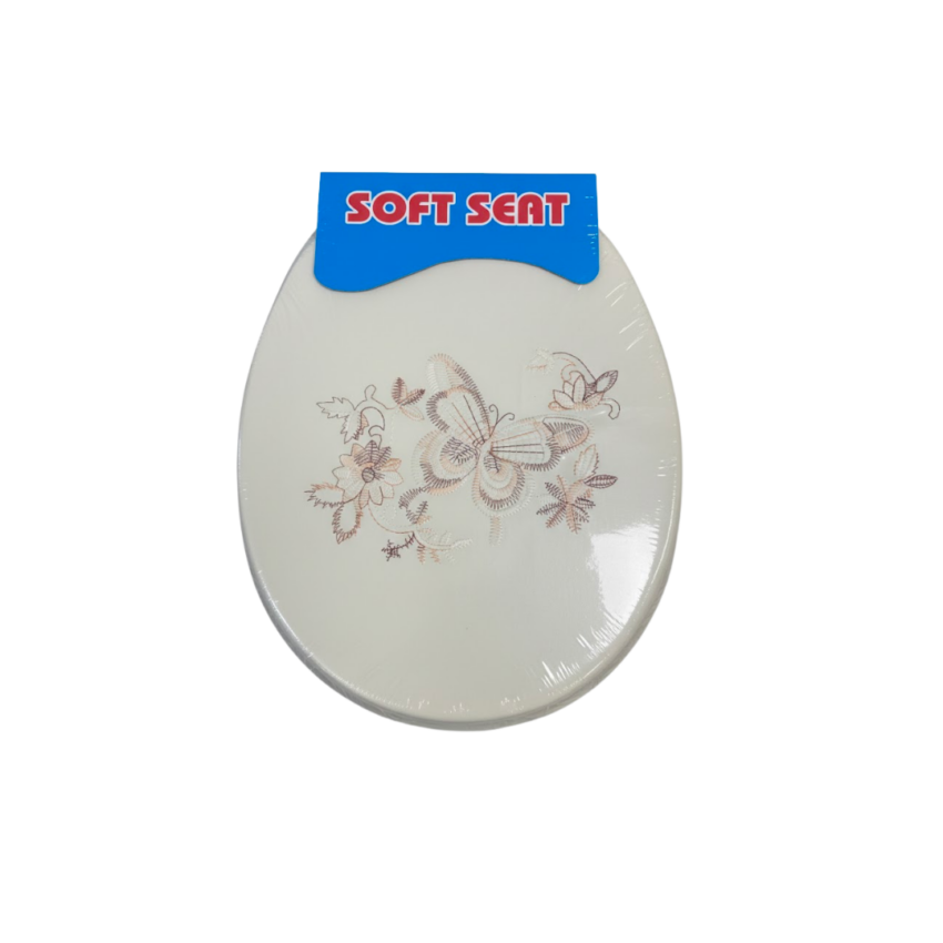 Floral 16.5 x 14" Toilet Seat Cover