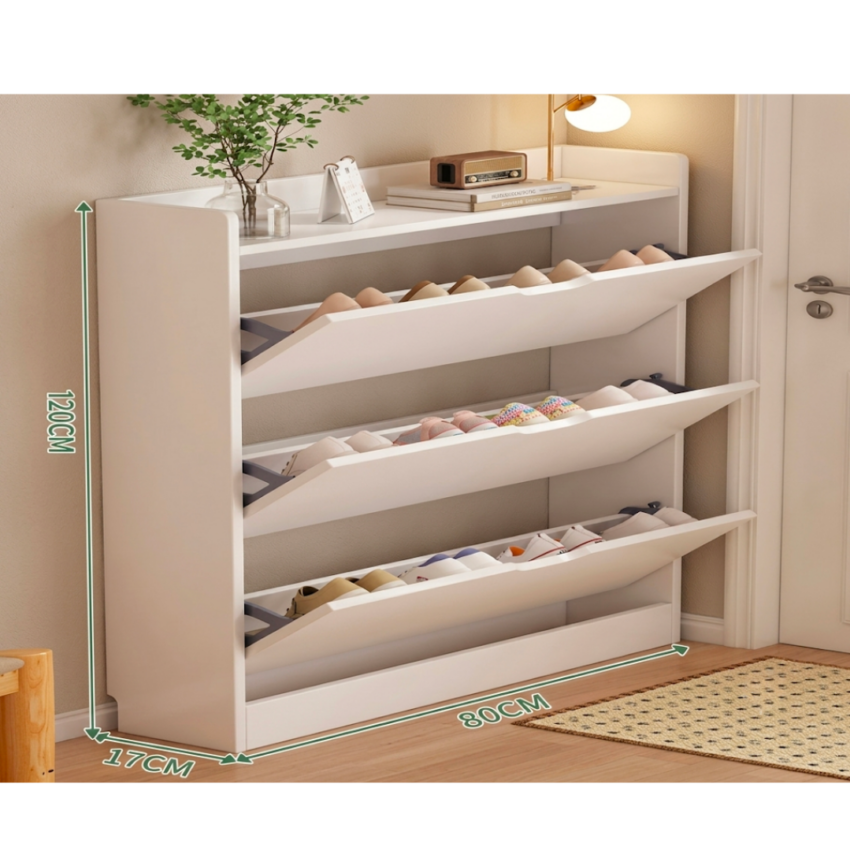 Entryway 3 Layer Shoe Cabinet