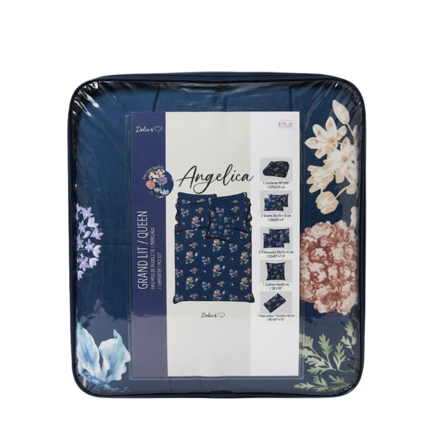 7pc 90 GSM Microfib. Bedspread Set - Full
