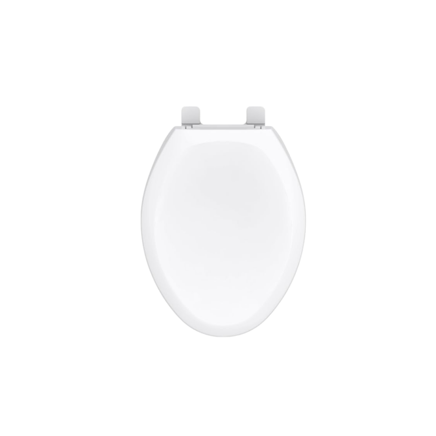 White 16.5 x 14" Toilet Seat Cover