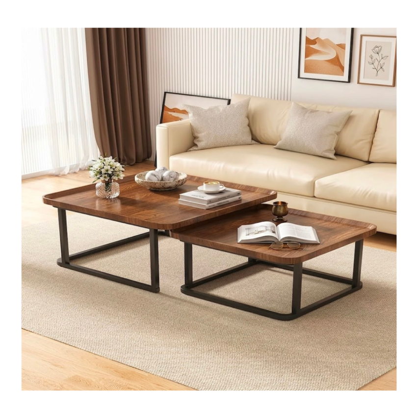 Akari 2pc Coffee Table, 60cm, 50cm