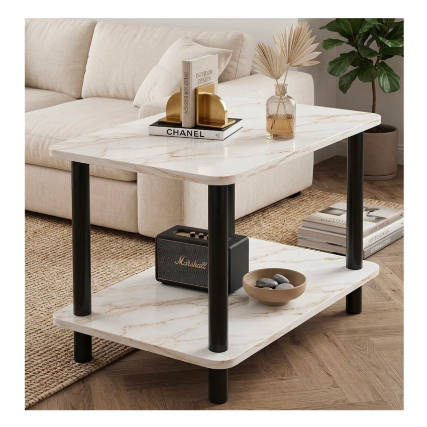 Marble Loft 15.7 x 15.7 x 21" Side Table