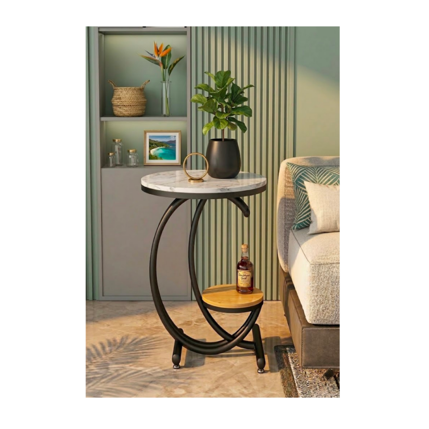 Marble Loft 55x55x60cm Side Table