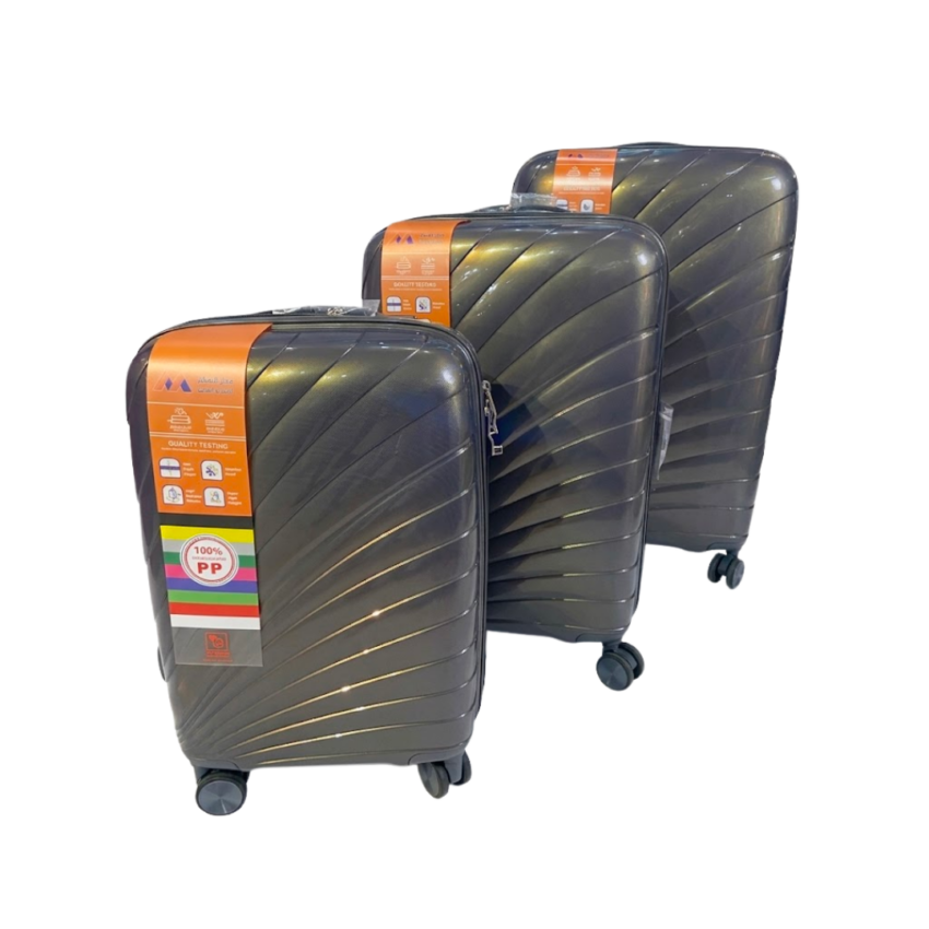 Nexia Hardshell Luggage - Dark Grey