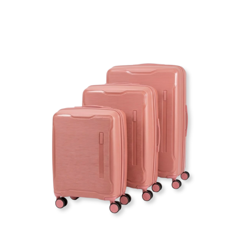 Nova Hardshell Luggage - Rose Gold