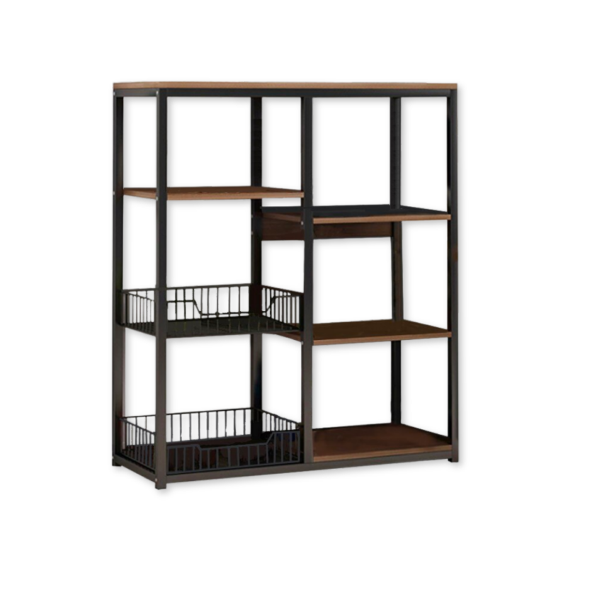 ROKU 4 Tier 80x30x80cm Storage Rack