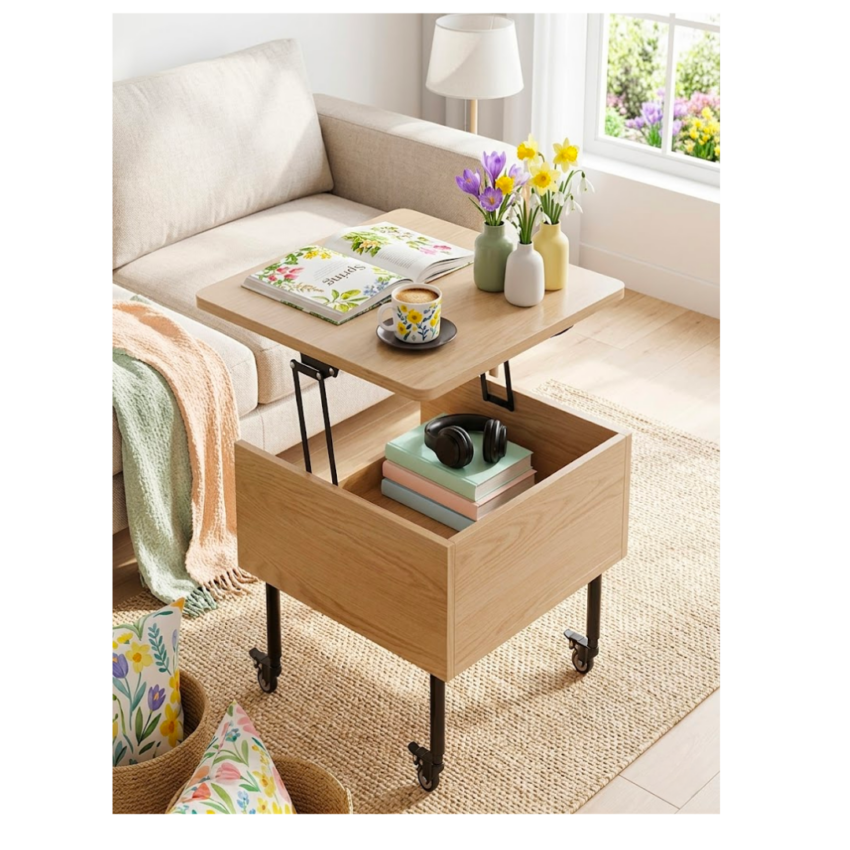 Sol 21.65x 21.65 x 18.8" Sidetable w/Lift