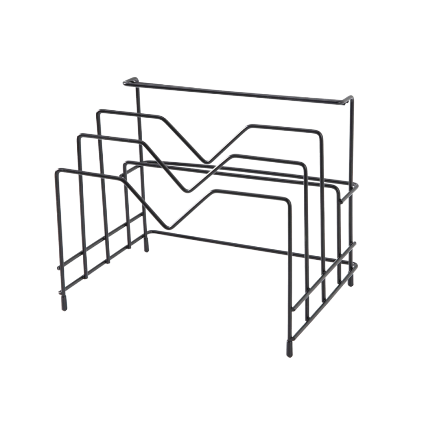 3‑Slot Pot Lid & Cutting Board Holder
