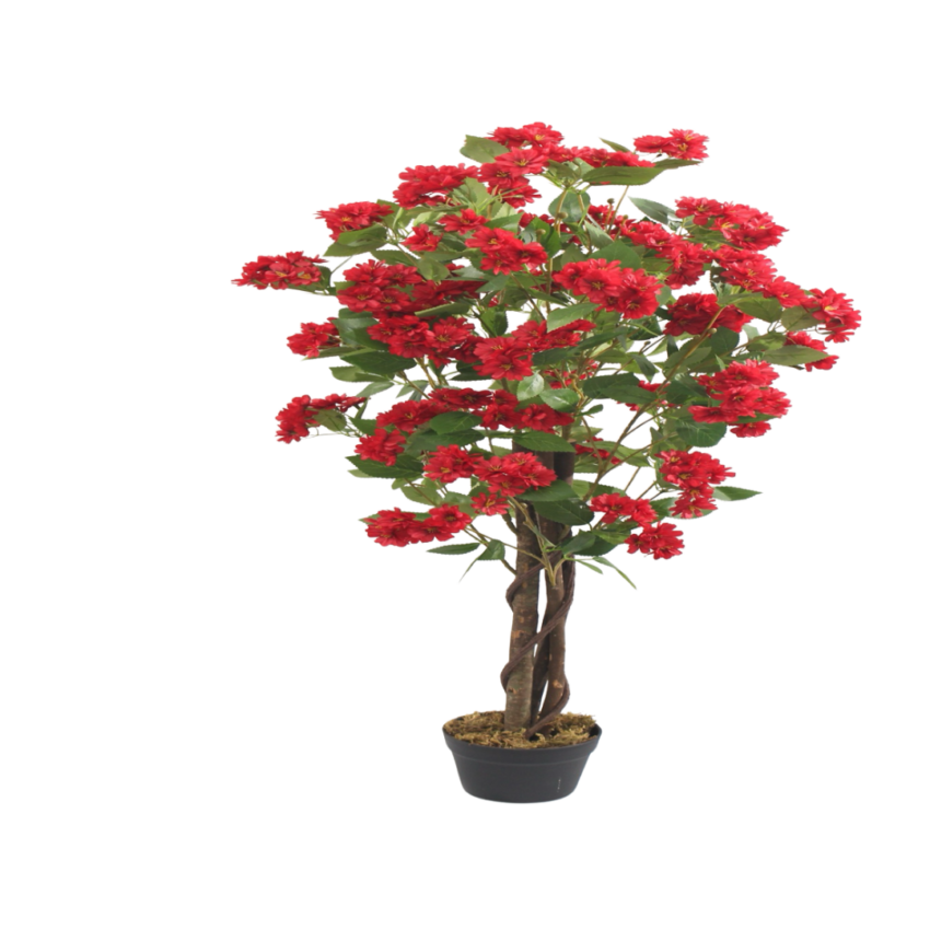 Artificial Red Bougainvillea 4ft With Pot