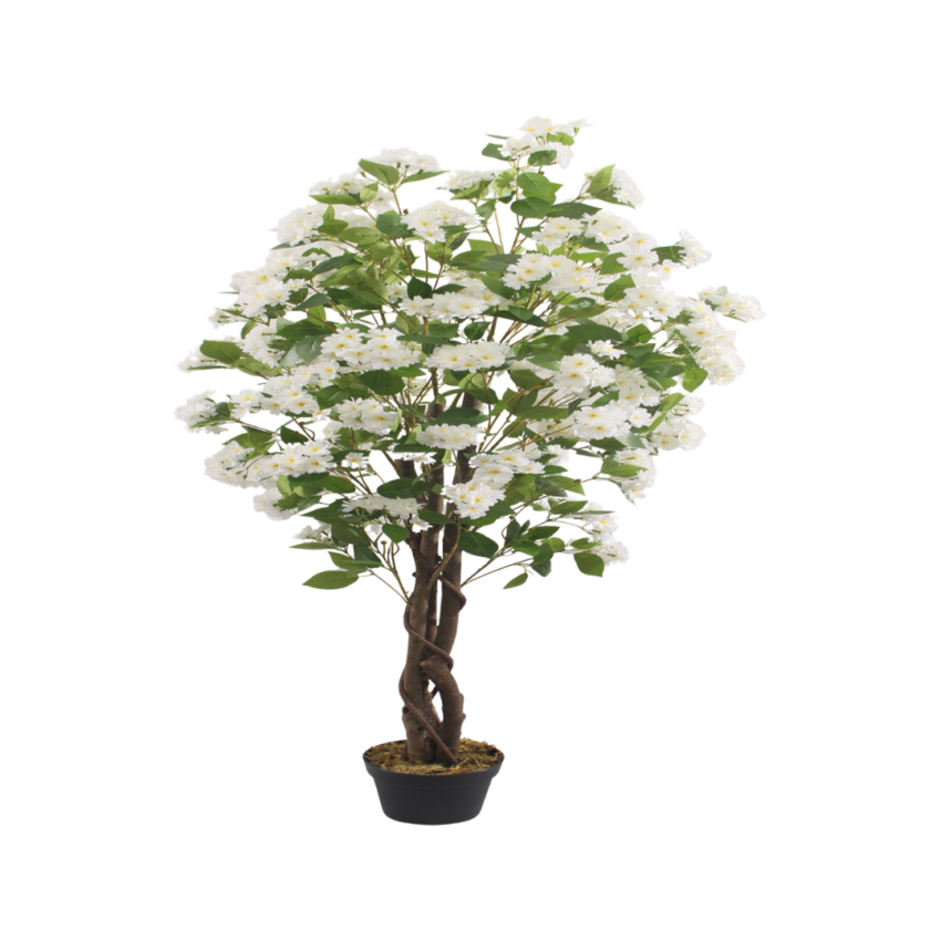 Artificial White Bougainvillea 6ft With Pot