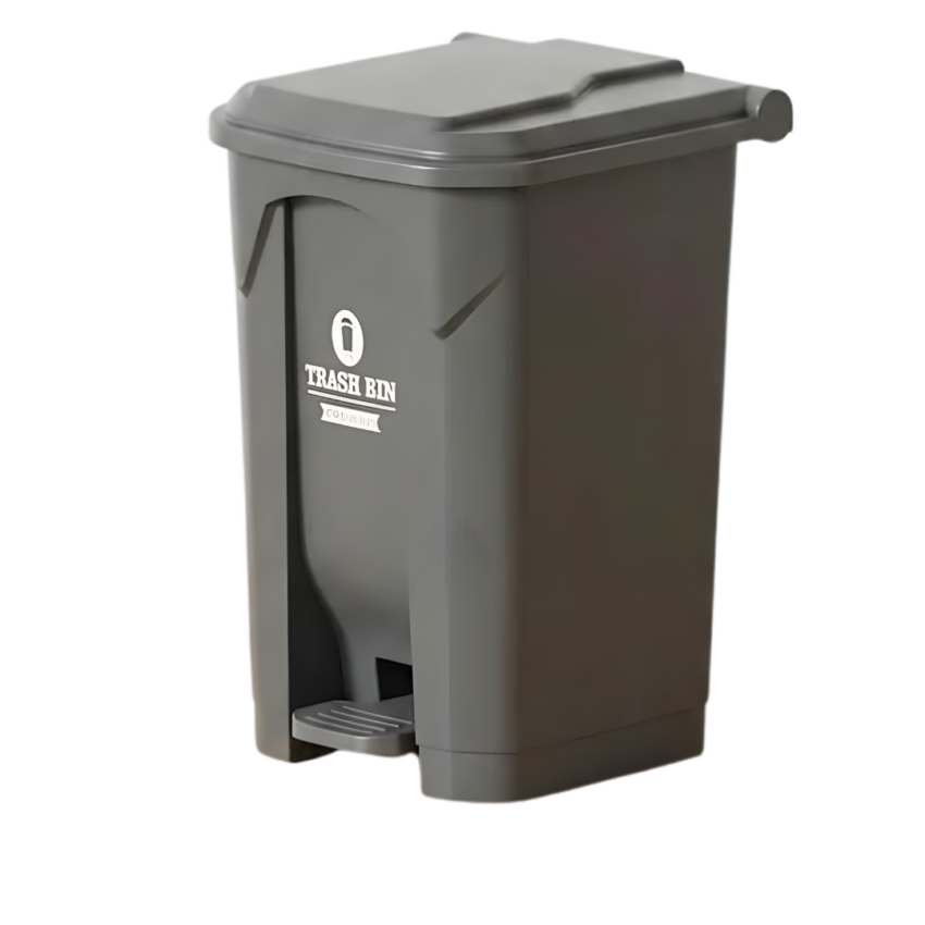Stepa Plastic 80L Trash Can