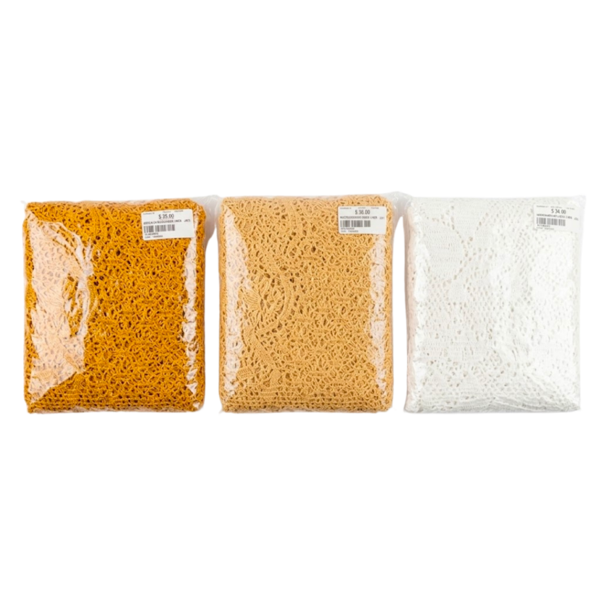 Table Cloth 5PC Crotchet Lace