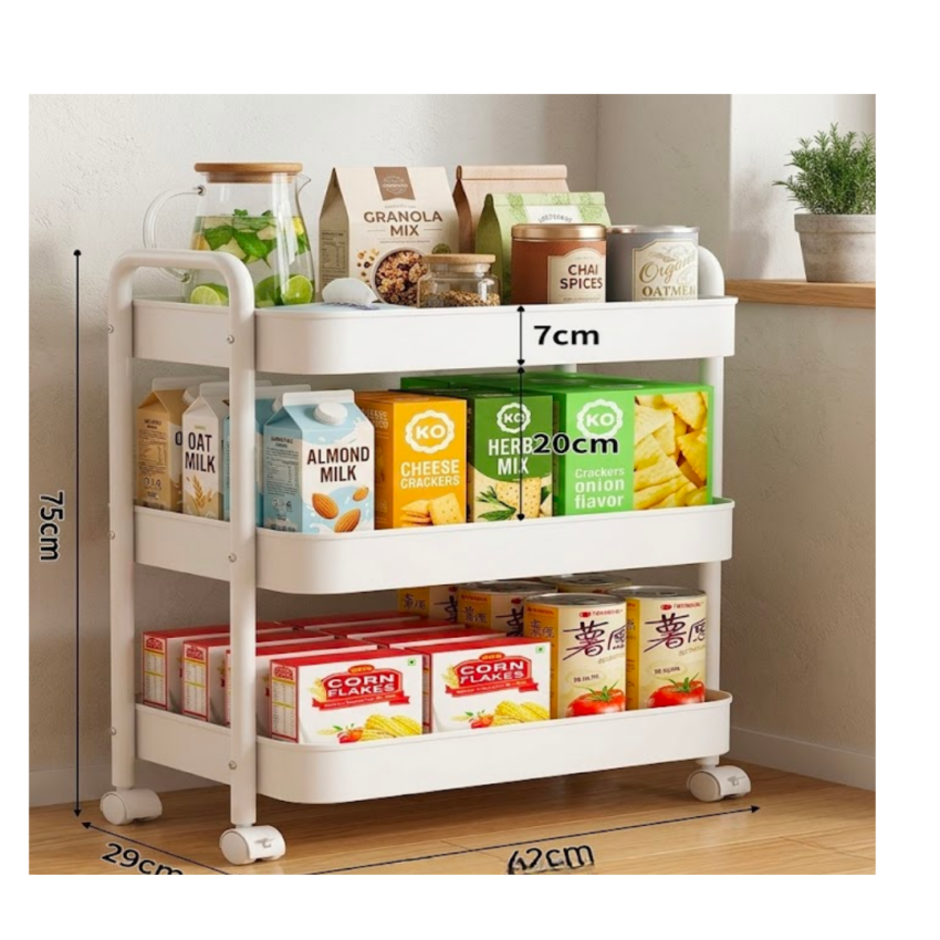 3 Tier Utility Trolley