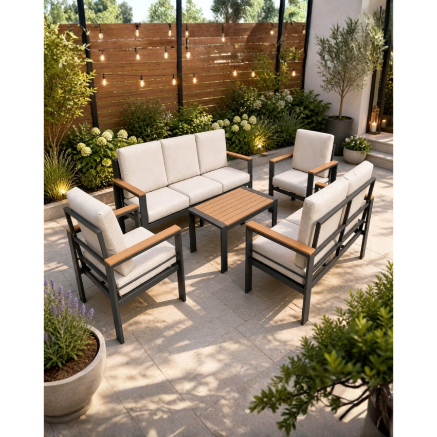 Tyrico 5pc Patio Sofa Set