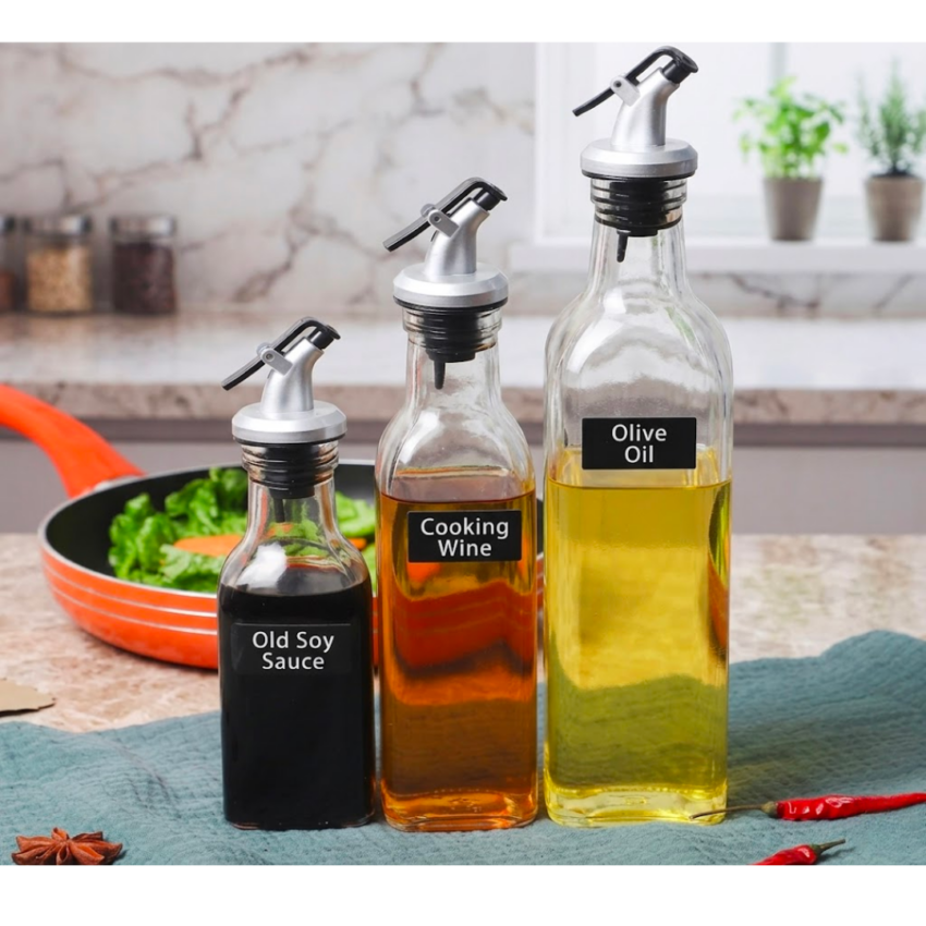 Glass Oil Bottle