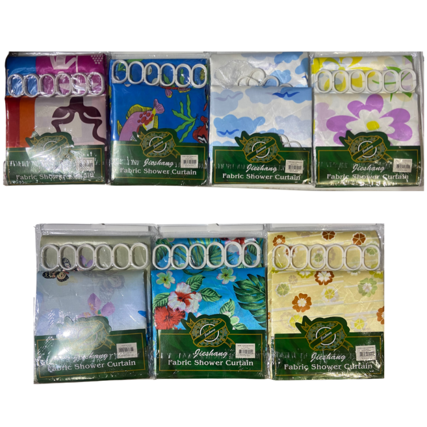 Palm Escape Shower Curtain Set