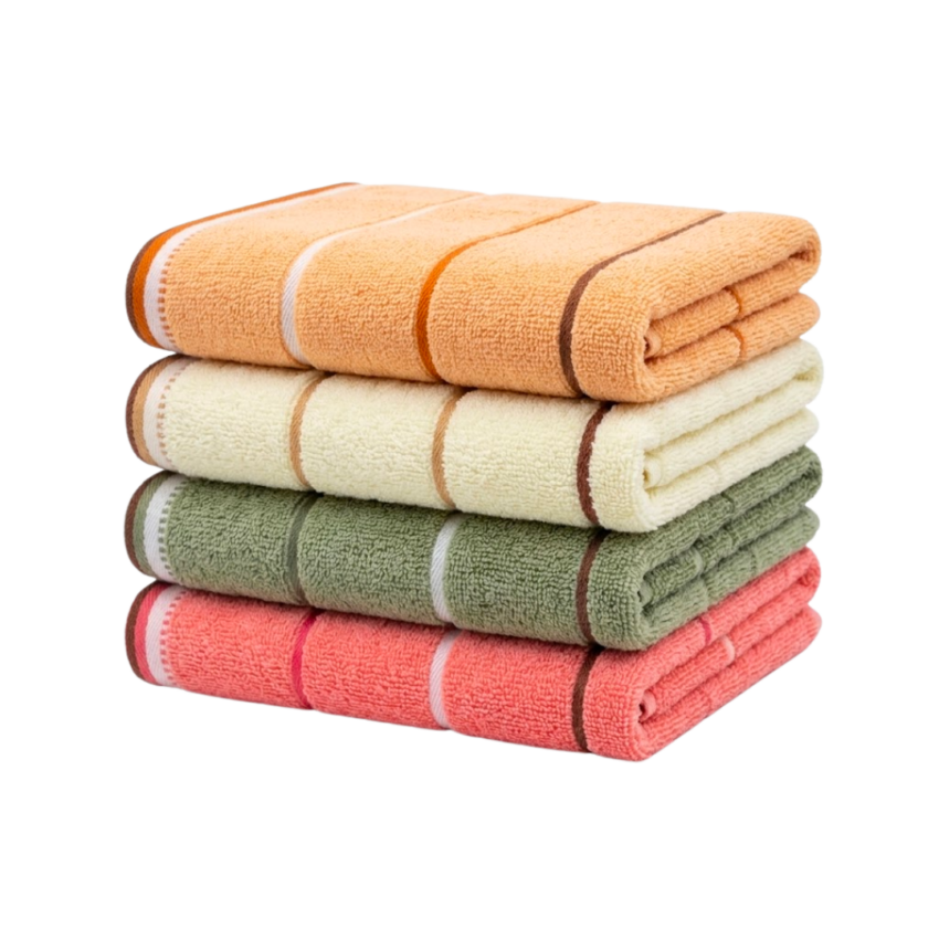 Simple Striped 12.6 x 28" Face Towel