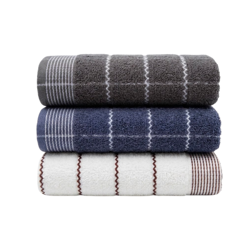 Wave Stitch 12.6 x 28" Face Towel