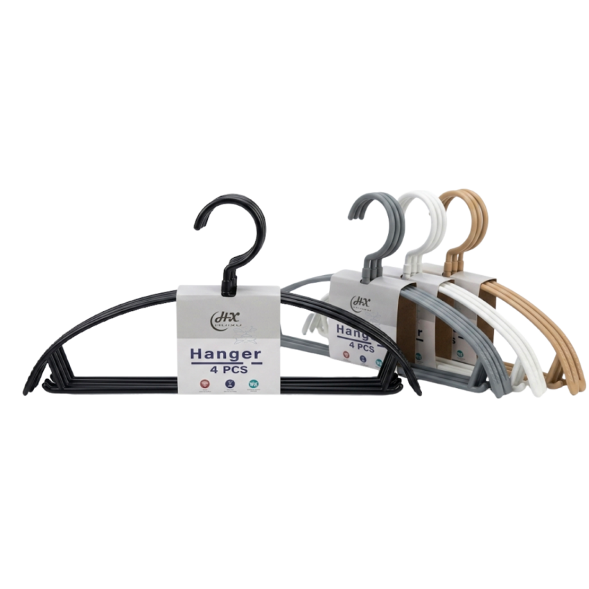 4pcs Plastic 40CM Clothes Hanger