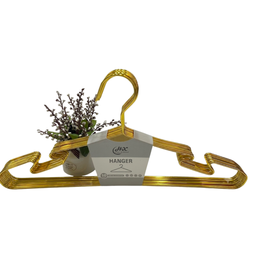 5pc 40cm Gold Metal Wire Hanger