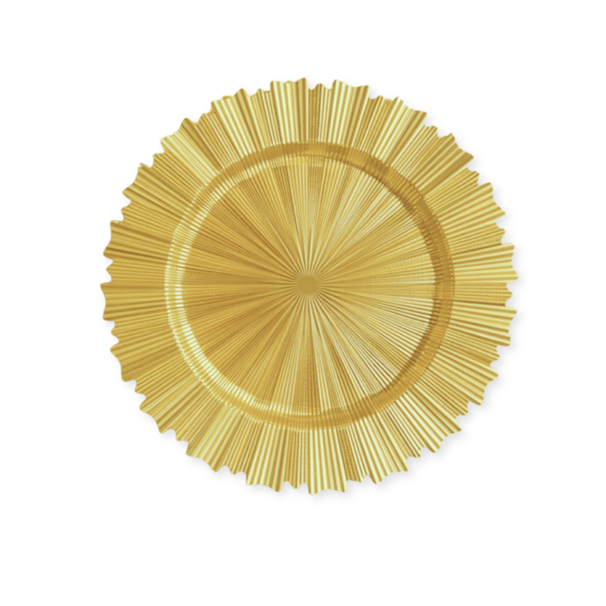 Helios 13" Gold Charger Plate