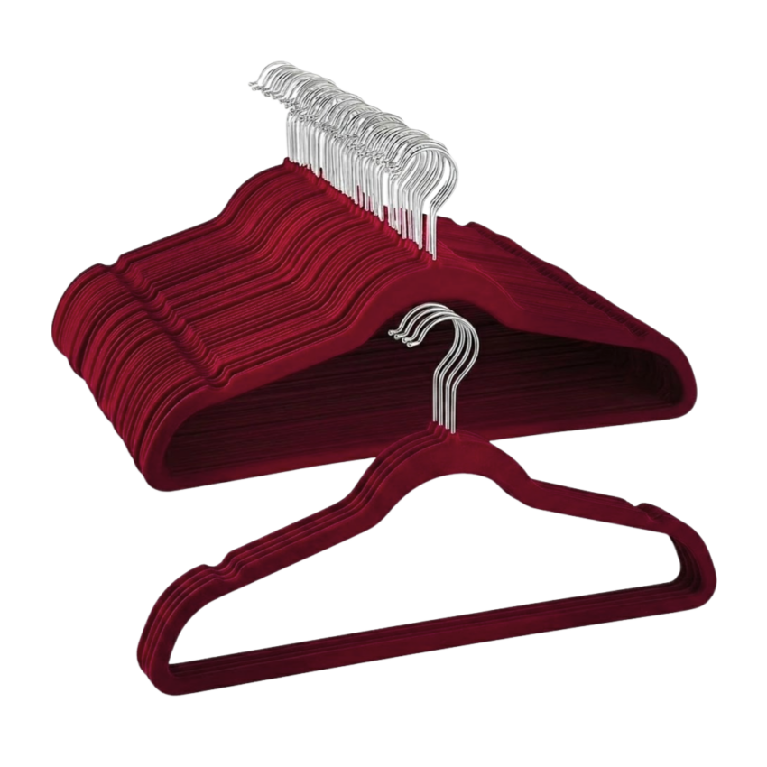 5pc 41cm Velvet Hanger