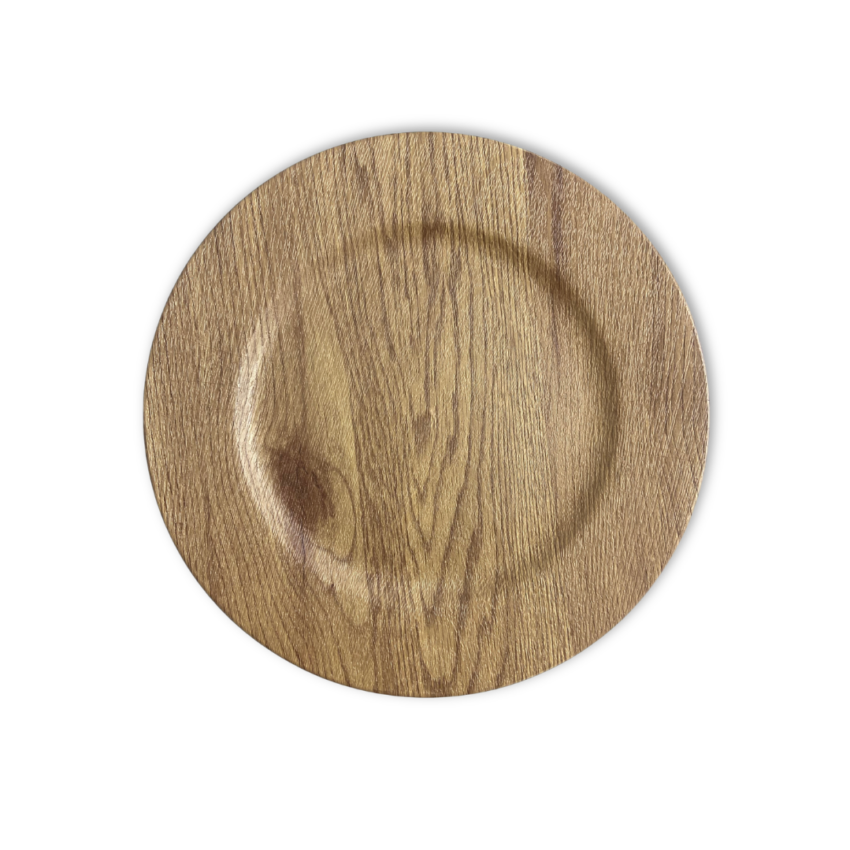 Rustic 13" Silver Charger Plate
