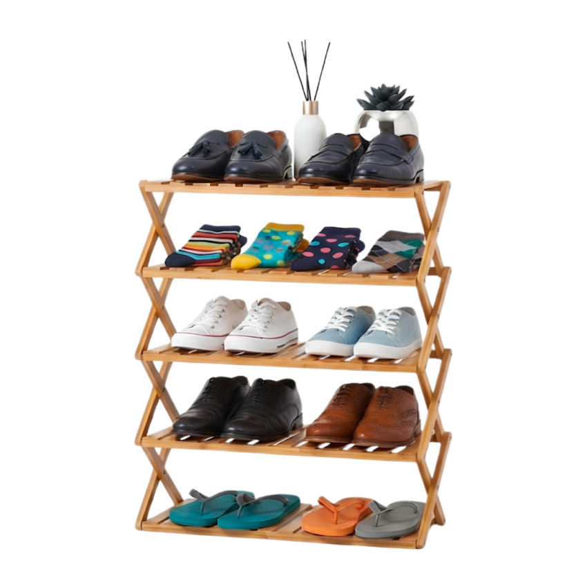 5 Layer Bamboo Rack 66X90cm