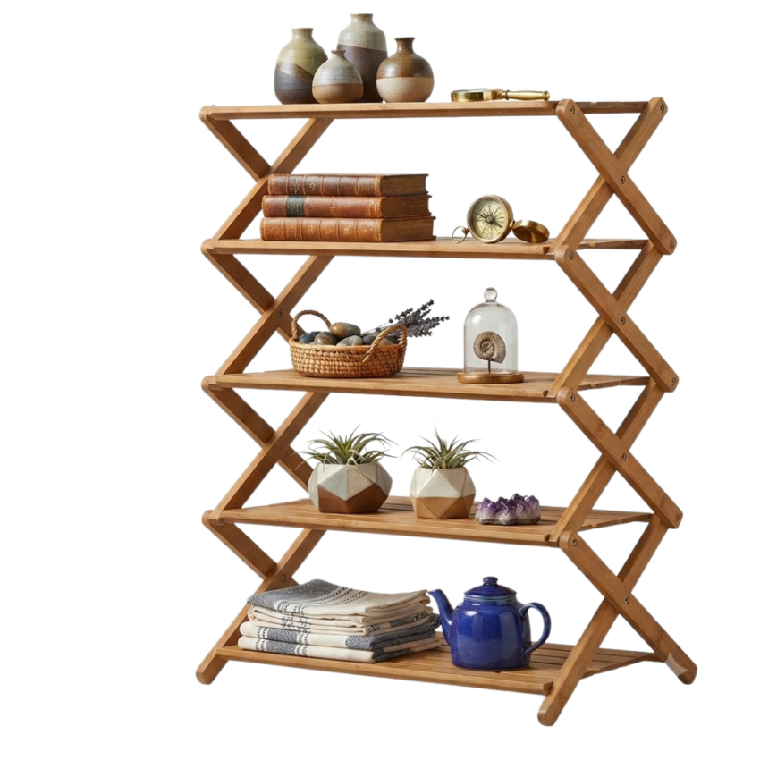 50Cm X 89Cm Bamboo Rack