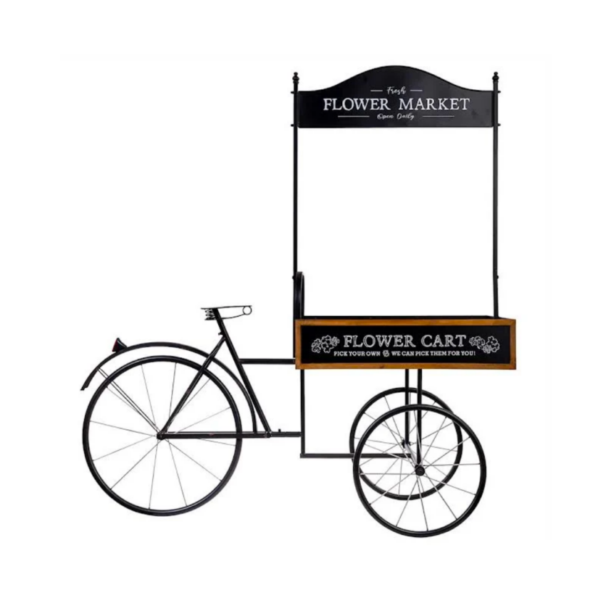 Jardin Bicycle Metal Flower Stand