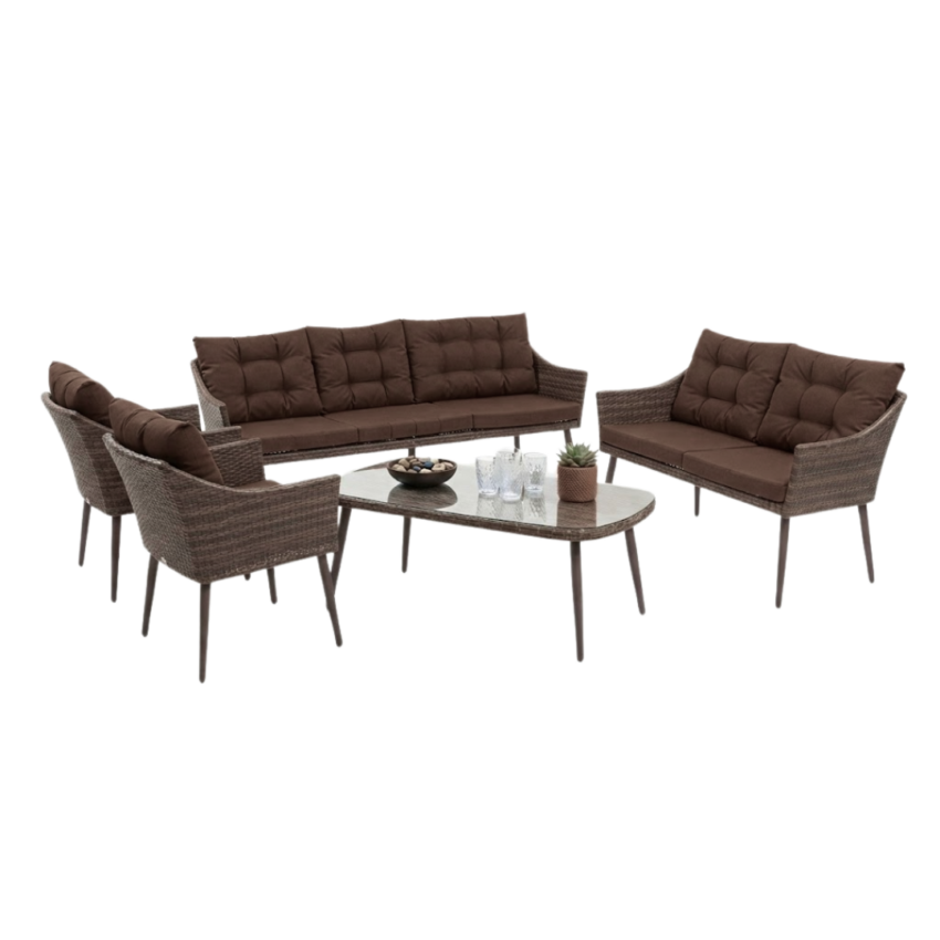 Laguna 5pc Patio Living Set
