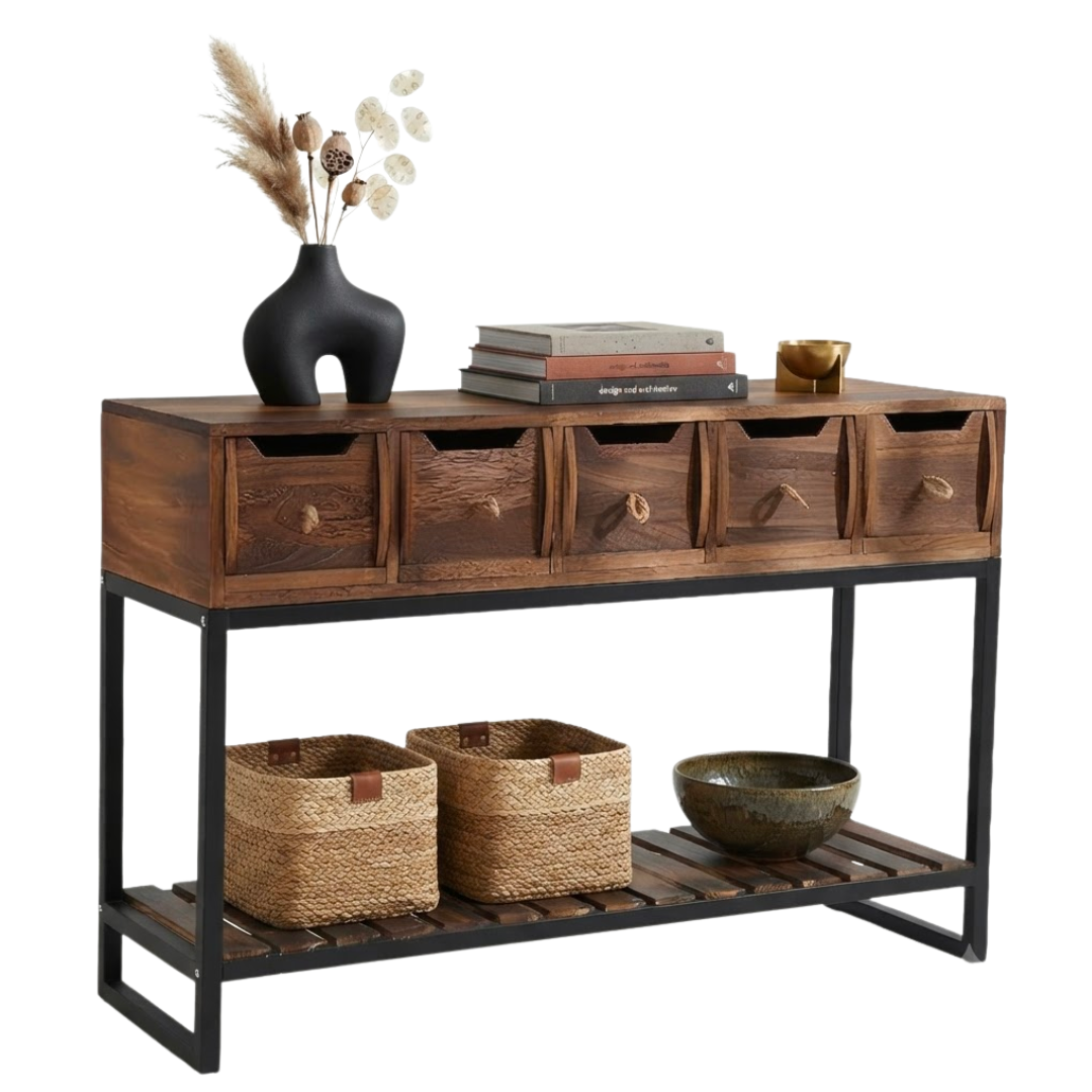 Medina 5 drawer 44x18" Cabinet