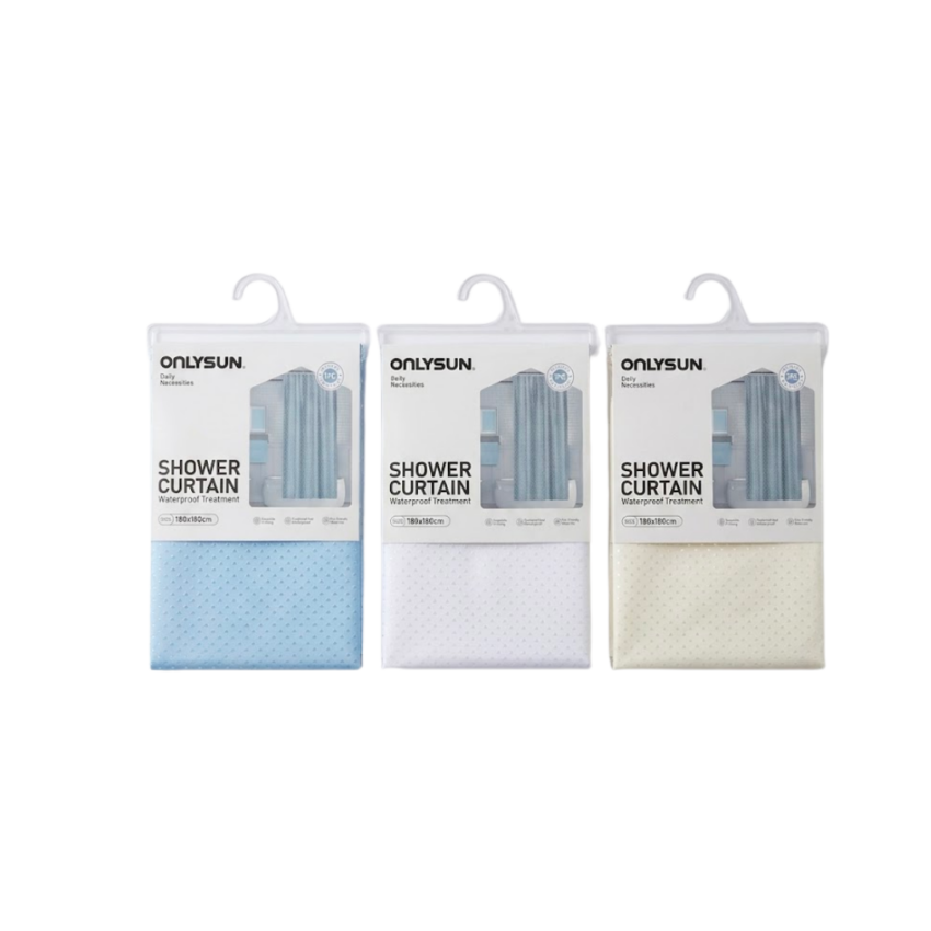 71x71" Polyester 90G Shower Curtain