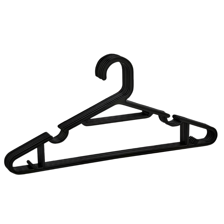 Simple Plastic Hanger-10pcs