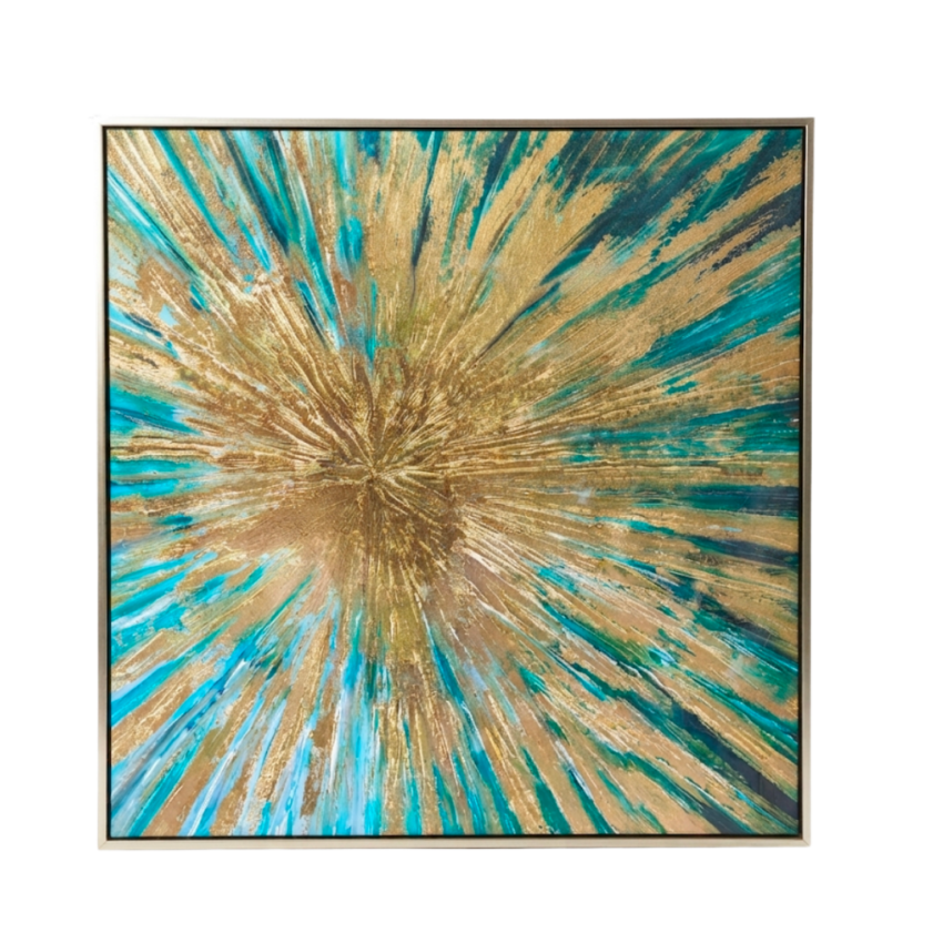 Stellar Painting w/ Frame 80X80CM